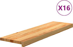 Vidaxl Treppenmatten 16 Stk. Hellbraun 90x25x2 ...