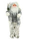 Snow Decorative Santa Silver Fabric 70cm