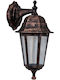 Lampeco Vitro Außen-Wandleuchte Laterne E27 IP44 17x20x36 cm