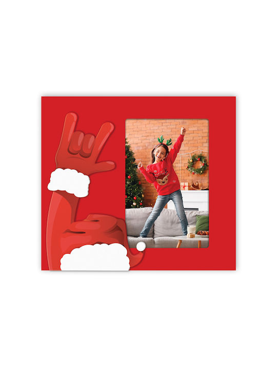 Artifact Wooden Photo Frame with Red Frame KOR-25