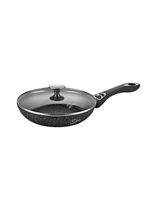 Samus Tigaie Cu capac din Aluminiu Turnat cu Strat Antiaderent 28cm
