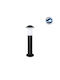 GloboStar Lampa Post Mic Pentru Exterior IP44 Cu Bază De Bec E27 Neagră