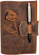 ByLeather Daily Agendas 2026 Brown Leather 14x22cm