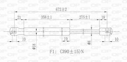 Open Parts Удар в багажника за Citroen Xsara Picasso