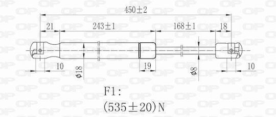 Open Parts Удар в багажника за Volkswagen Голф