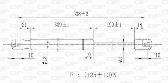 Open Parts Удар в багажника за Volkswagen Тоуарег