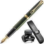 Diplomat Set Writing Pen Green