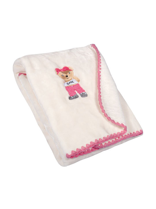 Greenwich Polo Club Blanket Nursery Swaddling Blankets Essential Baby 8839 Velvet Pink 80x110cm