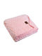 Greenwich Polo Club Κουβέρτα Αγκαλιάς & Λίκνου Essential Baby 8848 Fleece Ροζ 80x110εκ.