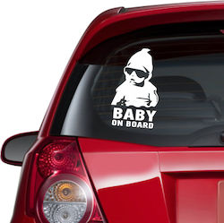 Autoaufkleber Baby an Bord 2 Schwarz