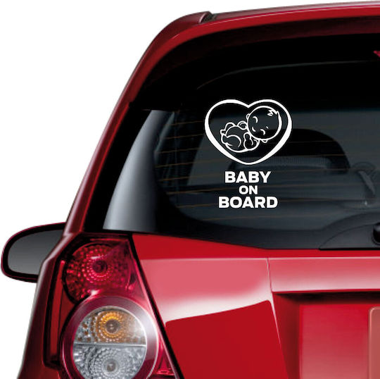 Autocolant Auto Bebe la Bord 13 Maro