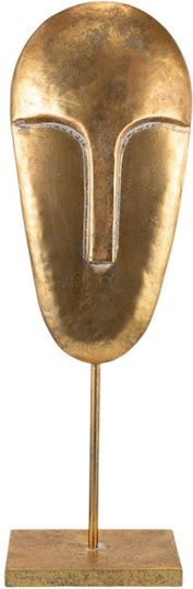 Metallgesicht Gold 18x10x58cm