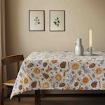 Beauty Home Kanela Orange Christmas Tablecloth ...