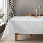Beauty Home Christmas Tablecloth Fabric Silver ...
