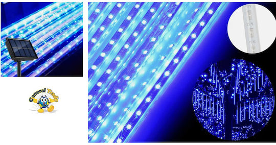 Luminite LED de 3 m, RGB, Solare, Tip Meteorit, 8 Bucăți