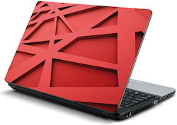 Αυτοκόλλητο Laptop Abstract Red Lines 15 6" 37c...