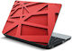 Αυτοκόλλητο Laptop Abstract Red Lines 17 3" 41c...