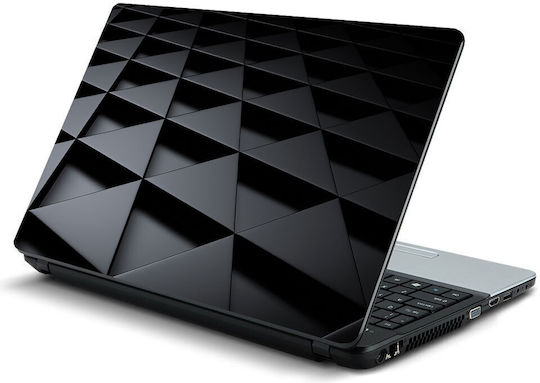 Αυτοκόλλητο Laptop Μαύρα Τρίγωνα 13'' 32,5cm X 22,5cm