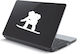 Αυτοκόλλητο Laptop Snowboard Μπλε