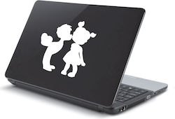 Αυτοκόλλητο Laptop Παιδάκια Πορτοκαλί