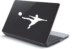 Αυτοκόλλητο Laptop Ποδοσφαιριστής Χρυσό