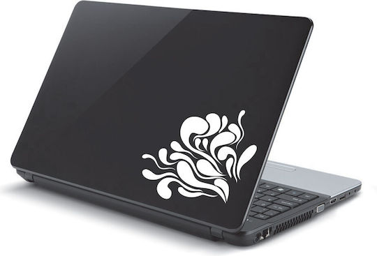 Αυτοκόλλητο Laptop Abstract Flower Χρυσό