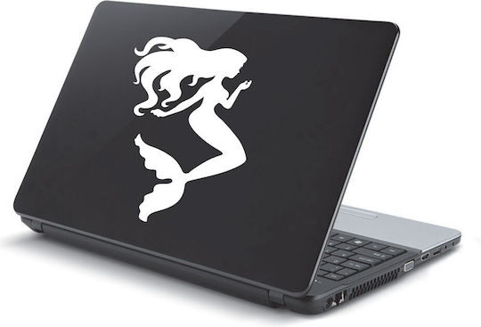 Αυτοκόλλητο Laptop Γοργόνα Κόκκινο