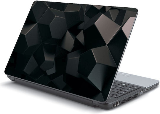 Sticker pentru laptop Forme Negre 13'' 32,5cm X 22,5cm