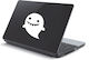 Laptop Sticker Little Ghost Light Green