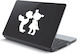 Αυτοκόλλητο Laptop Παιδάκια Ματζέντα