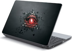 Sticker Laptop Ochi Roșu 15.4" 35cm X 25cm