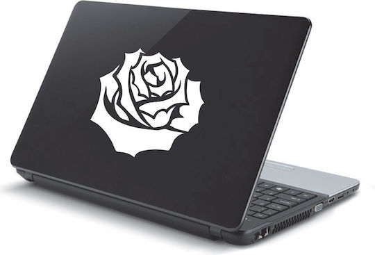 Laptop-Aufkleber Rose 5cm x 5cm BxH