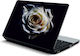 Laptop-Aufkleber Weiße Rose 11,6" 29cm x 21cm
