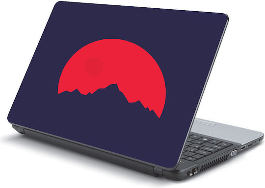Laptop Sticker Red Moon 17" 39cm X 26cm