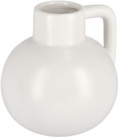 Bizzotto Decorative Vase Elsy White 10x9.7x10.5cm