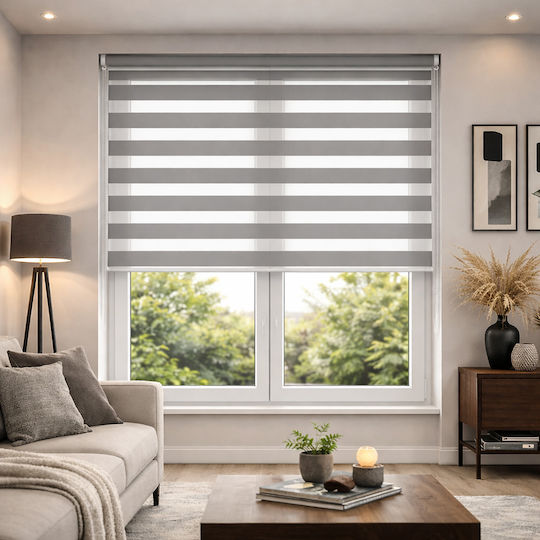 ForHome Jaluzele Rulou Semi-Blackout Gri L60xÎ180buc 991032
