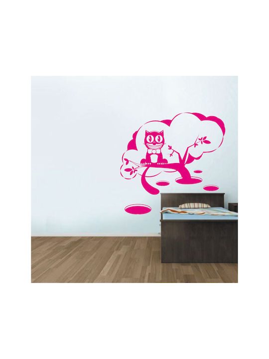 Cheshire Cat Blaue Kinder Wandsticker