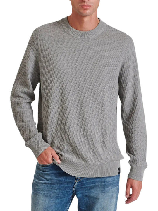 Funky Buddha Long Sleeve Sweater Gray