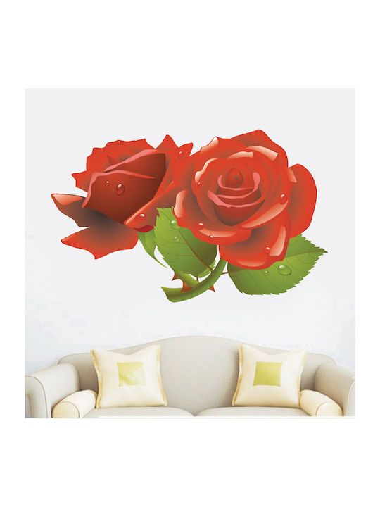 Decorative Sticker Wall Roses - Reverse Directi...