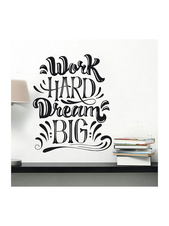 Διακοσμητικό Αυτοκόλλητο Τοίχου Work Hard 1τμχ ...