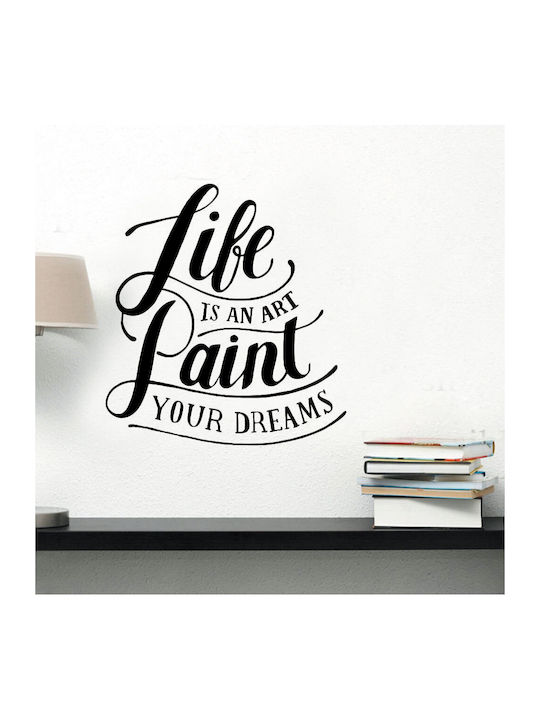 Autocolant Decorativ Perete Life Is An Art - Di...