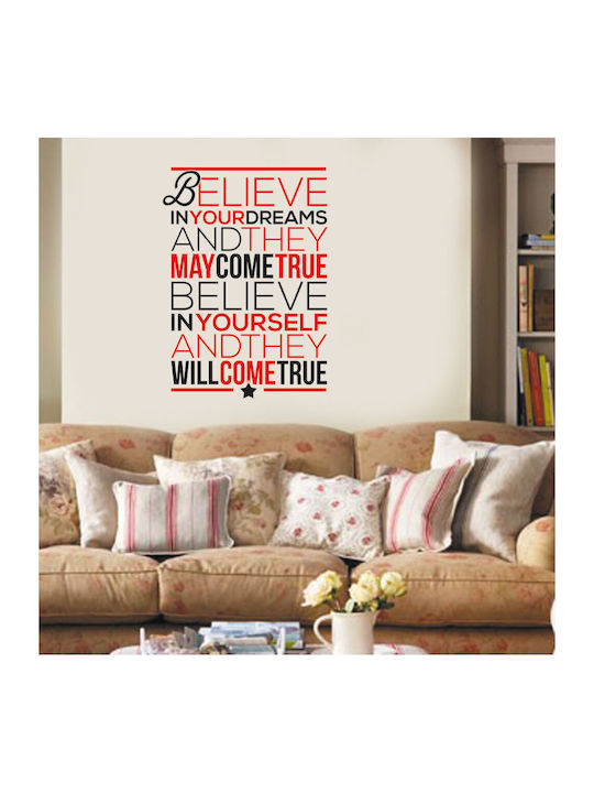 Autocolant De Perete Believe In Dreams 1 Buc 40...