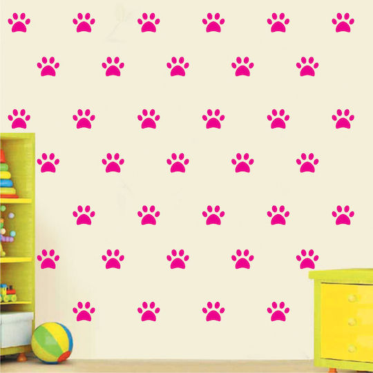 Decorative Wall Sticker Footprints 1Piece Orafol