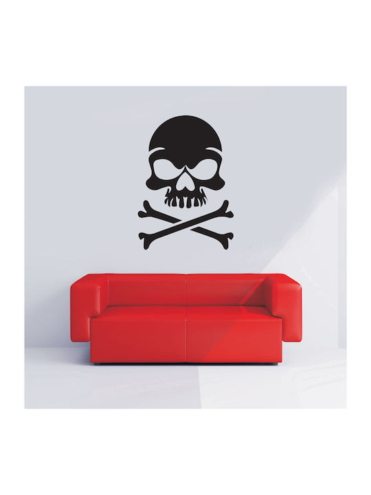 Διακοσμητικό Αυτοκόλλητο Τοίχου Pirate Skull 1τ...