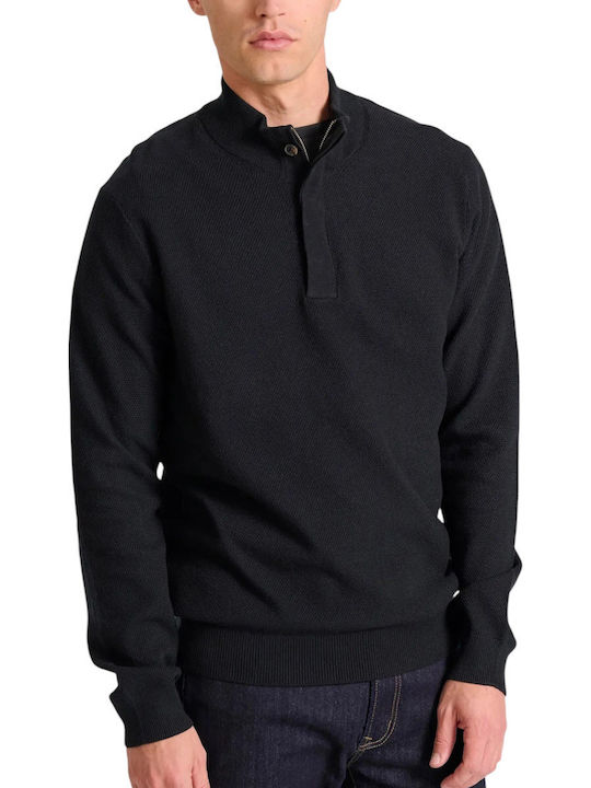Funky Buddha Langarm Schwarz Pullover