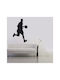 Basketball Wandsticker 05 Rot