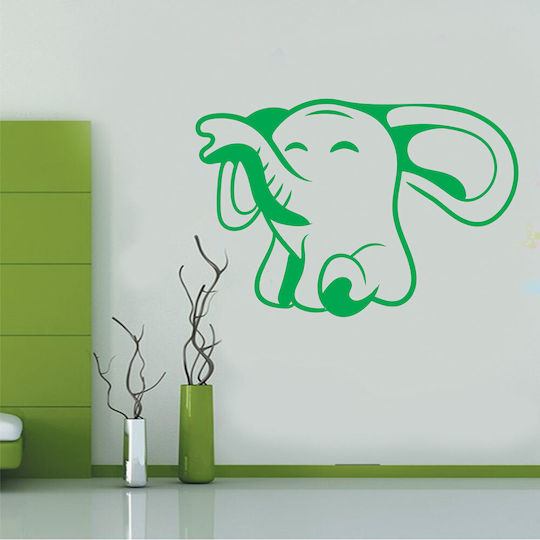 Kids Wall Sticker Brown Elephant