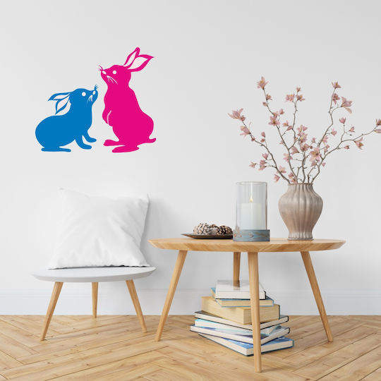 Wandsticker Braune Hasen
