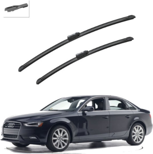 Front Wiper Blade Set Audi A4 2015-2018 600mm 500mm Bosch Aerotwin 3398000054 24" & 20" 2 Pieces