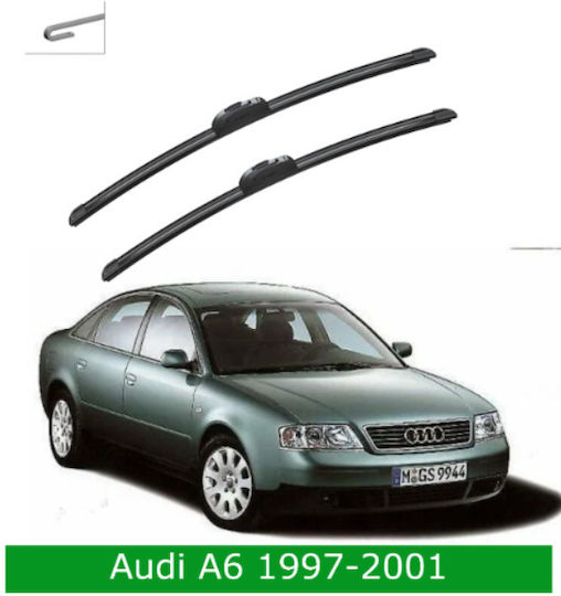 Σετ Υαλοκαθαριστήρες Εμπρός Audi Α6 1997-2001 550mm 550mm Bosch Aerotwin 3398000061 22" & 22" 2 Τεμάχια
